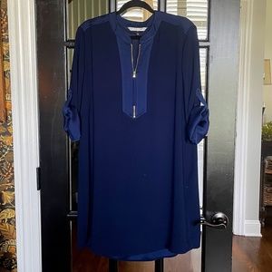 Trina Turk Keiko Dress Blue XL - NWOT